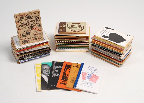 Card Tricks and Magic: over 150 softbound booklets : [Card Magic] Collection of over 150 softbound booklets on card tricks and magic. Including many privately circulated or from limited editions. Many signed and inscribed. Titles include 1-2 Separation 