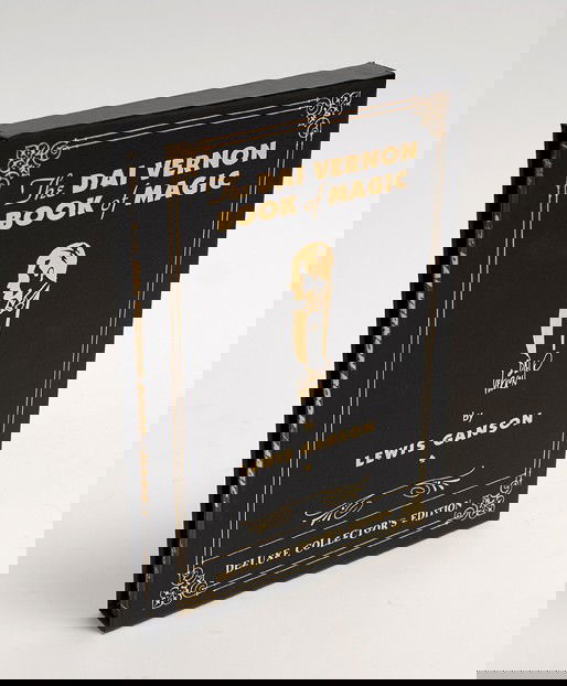 Ganson, Lewis. The Dai Vernon Book of Magic: Ganson, Lewis. The Dai Vernon Book of Magic. Tahoma, 1994. Black leather stamped in gold with matching slipcase, being number 19 in the publisher's limited, deluxe edition. Illustrated. 8vo. Signed an