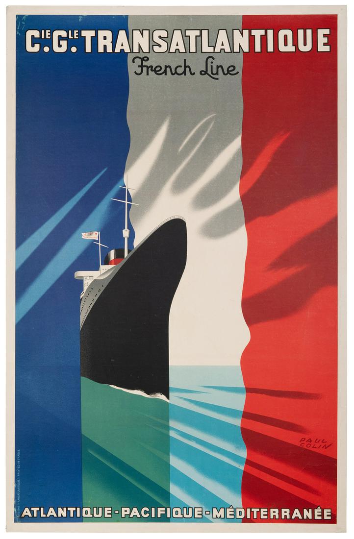 COLIN, Paul (French, 1892–1985). Transatlantique (1 of 1)