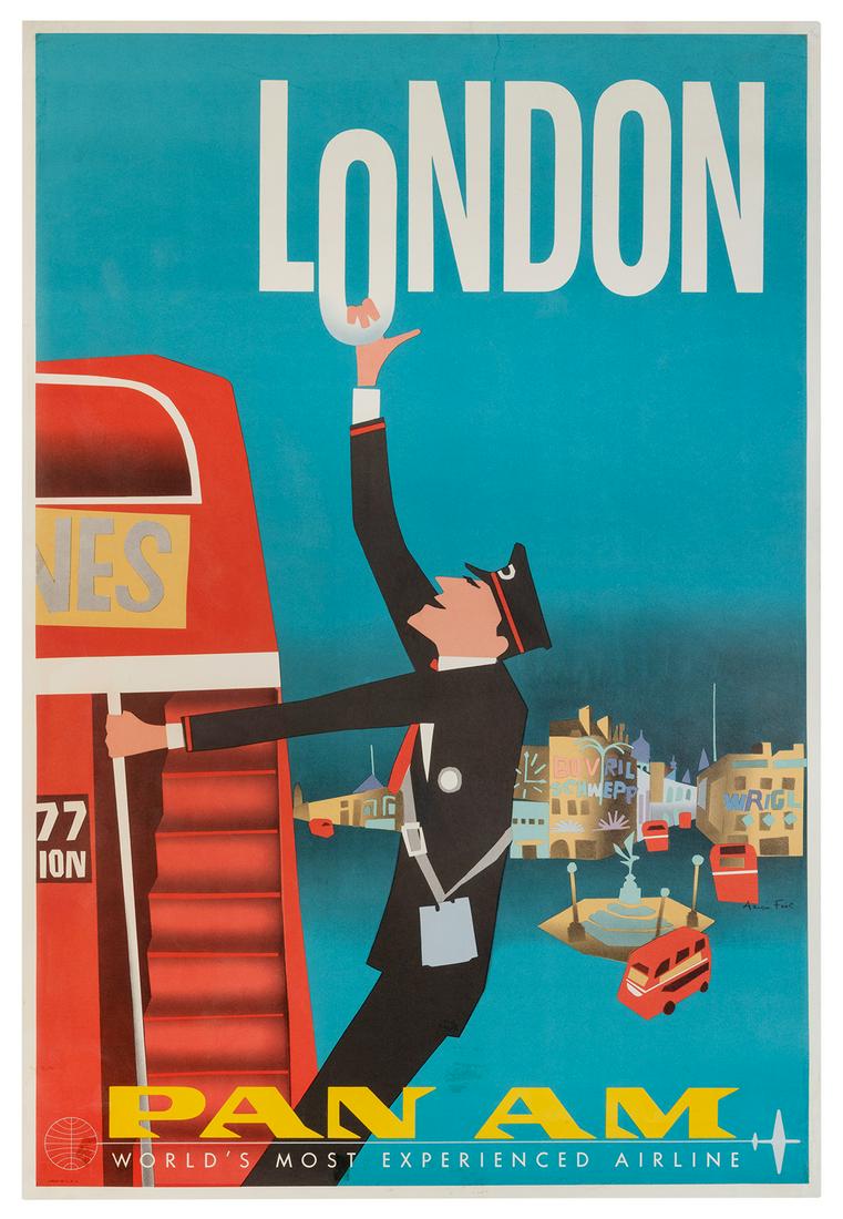 FINE, Aaron. London / Pan Am. Circa 1960. A London (1 of 1)