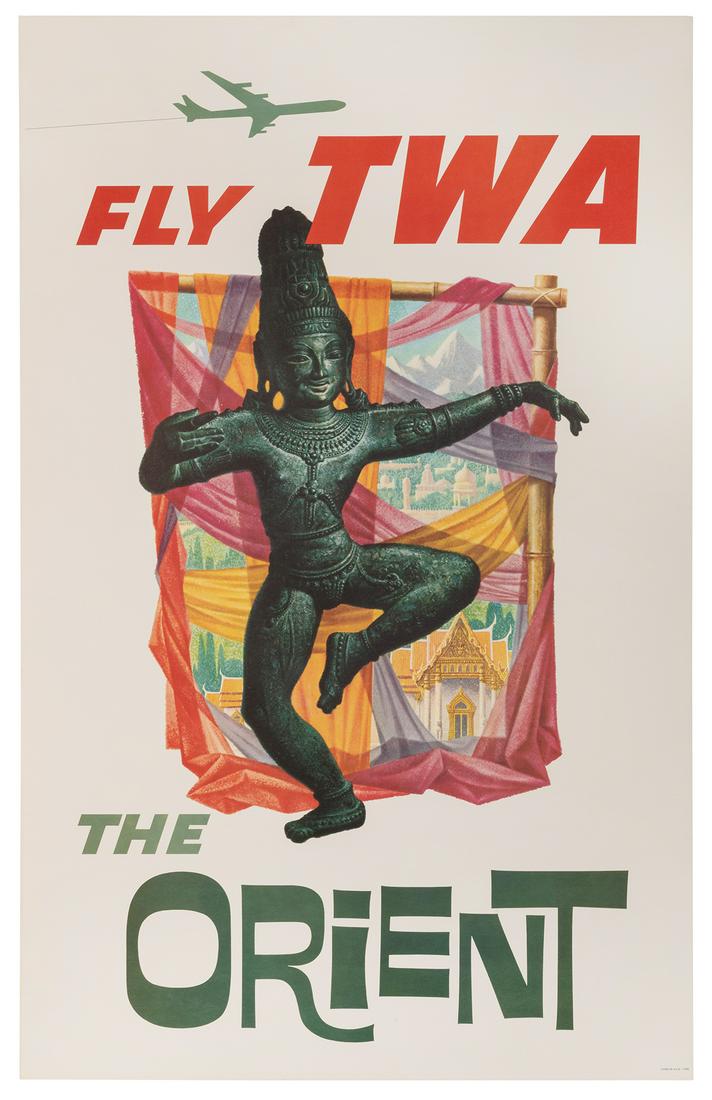 KLEIN, David (1918 – 2005). The Orient / Fly TWA. (1 of 1)