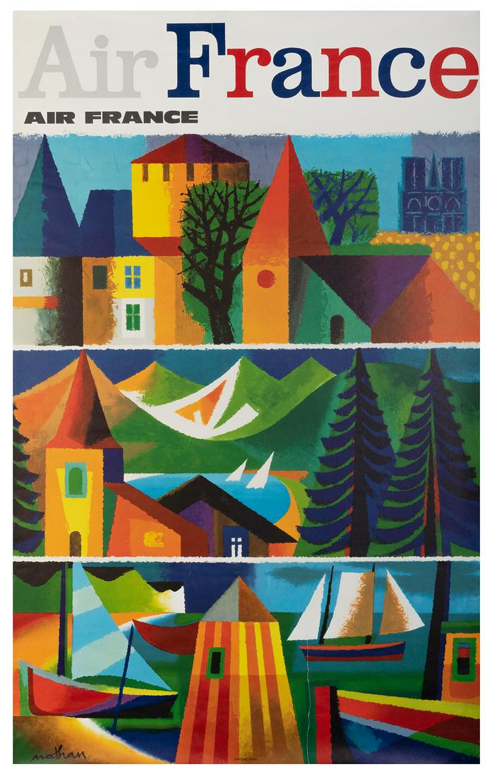 NATHAN-GARAMOND, Jacques (1910-2001). Air France / (1 of 1)
