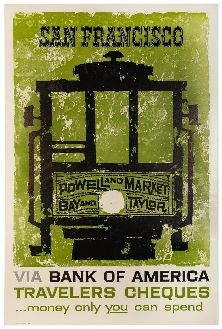 San Francisco / Bank of America Travelers Cheques. USA: (1 of 1)