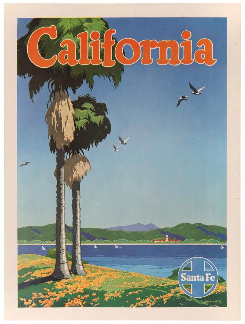 BRYN, Oscar M. (1883-1967). California / Santa Fe (1 of 1)