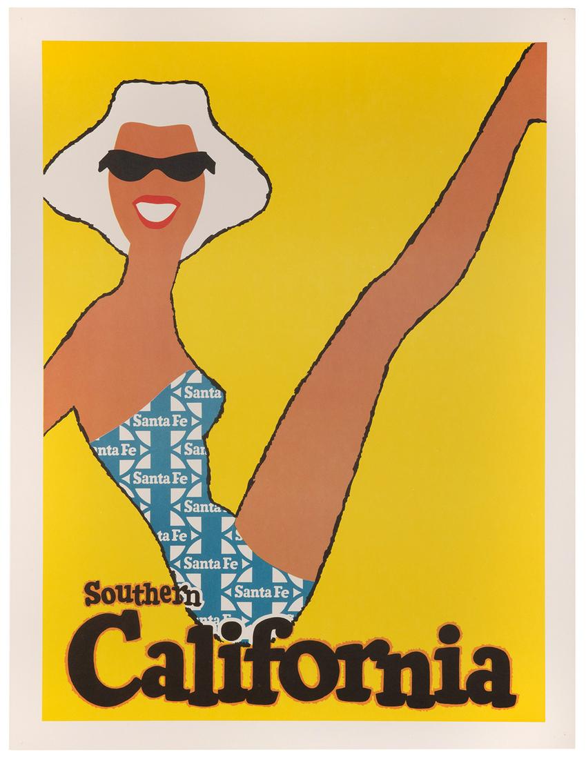 Southern California / Santa Fe [Railways]. Circa 1950s. (1 of 1)