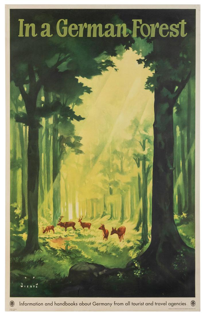 WIERTZ, Jupp (1881-1939). In a German Forest. Berlin, (1 of 1)