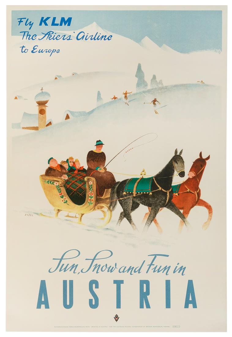 KOSEL, Herrmann (1896-1983). KLM The Skiers’ (1 of 1)