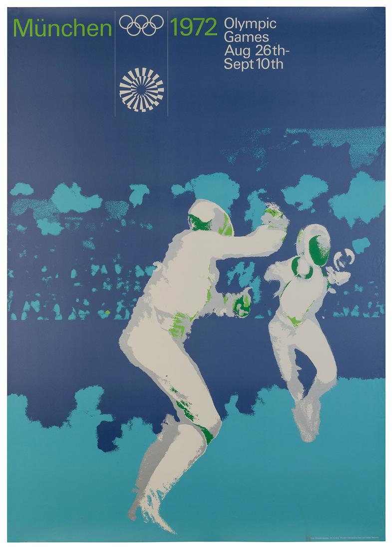 AICHER, Otl (1922-1991). München 1972 / [Fencing]. (1 of 1)
