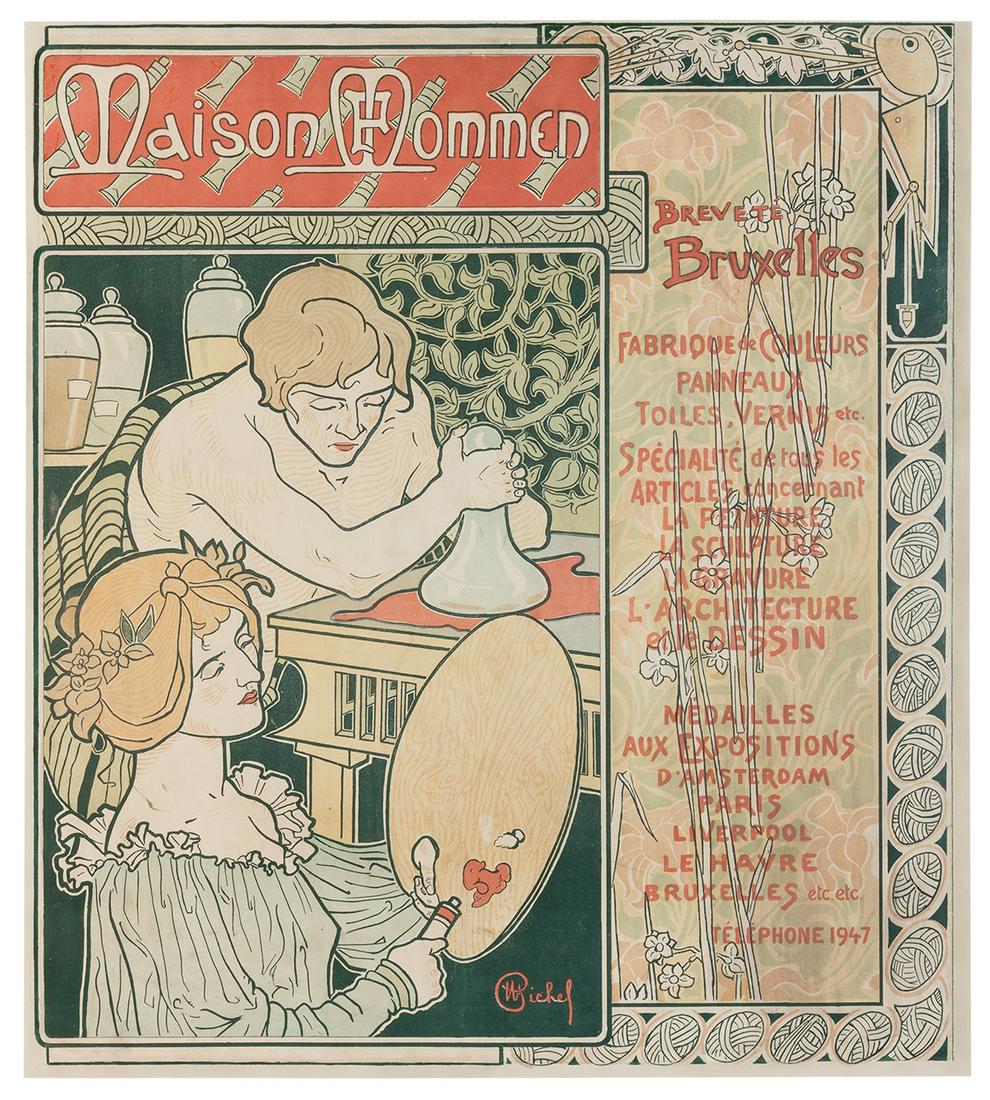 MICHEL, Charles (1874-1967). Maison F. Mommen. Circa (1 of 1)