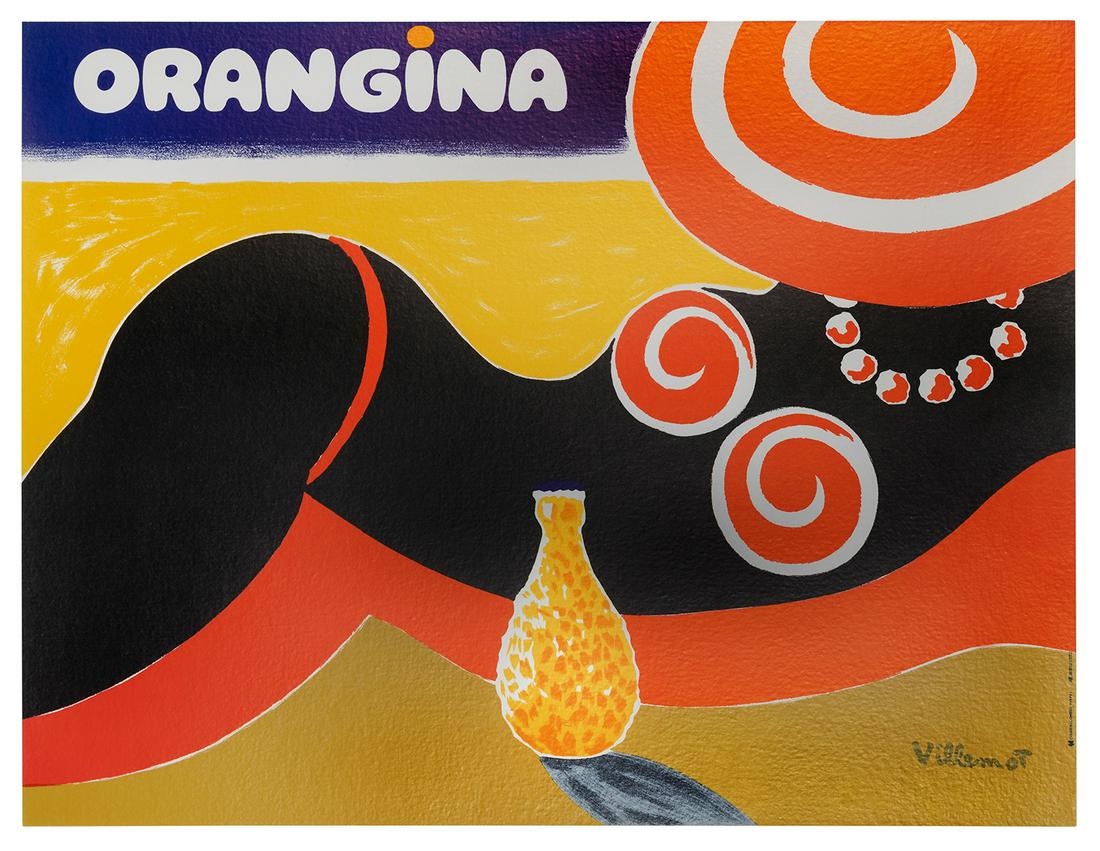 VILLEMOT, Bernard (1911-1989). Orangina. France: (1 of 1)