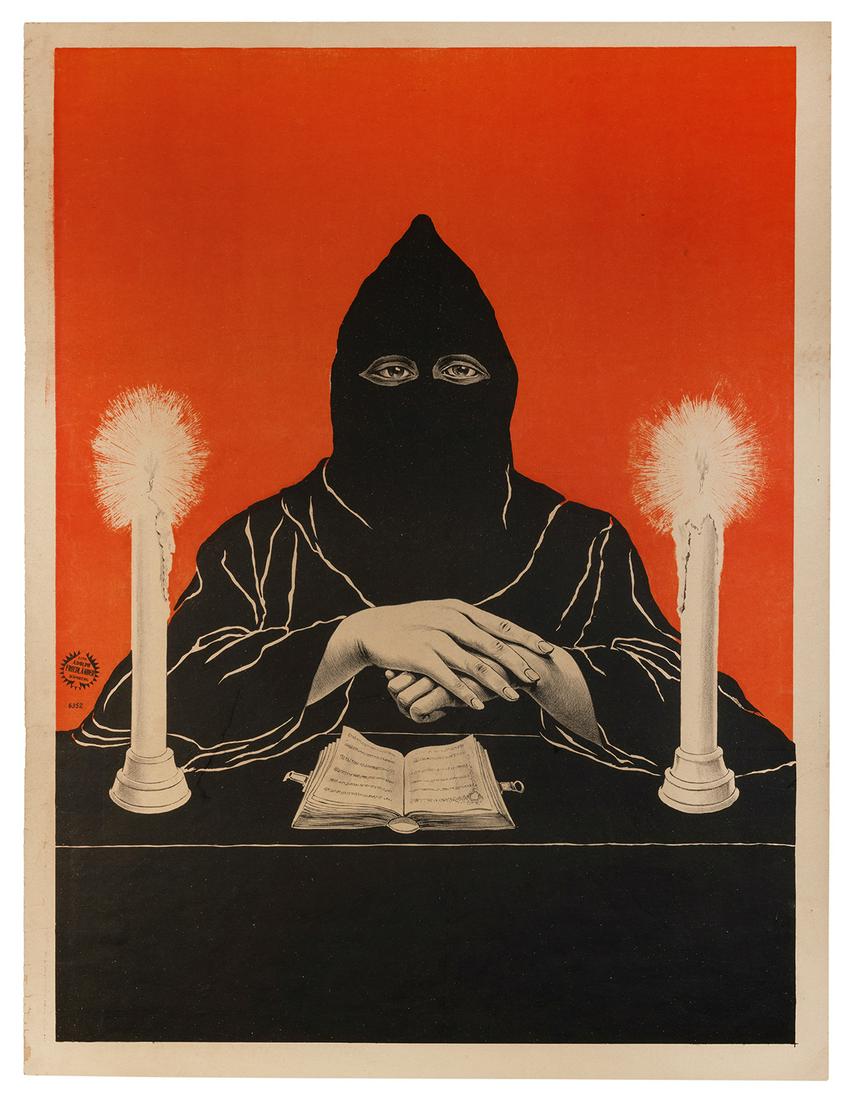 Adolf Friedlander conjuring / magician stock poster. (1 of 1)