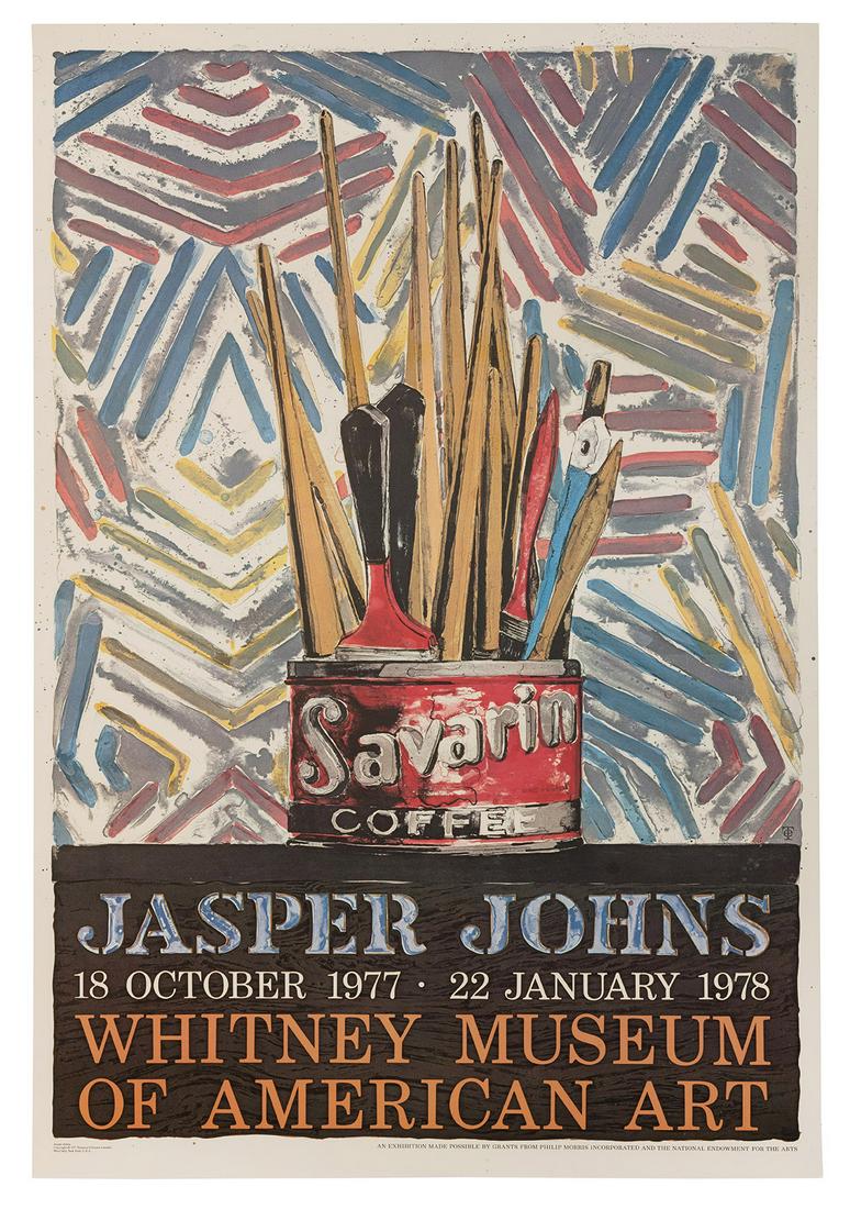 JOHNS, Jasper (b. 1930). Jasper Johns / Whitney Museum (1 of 1)