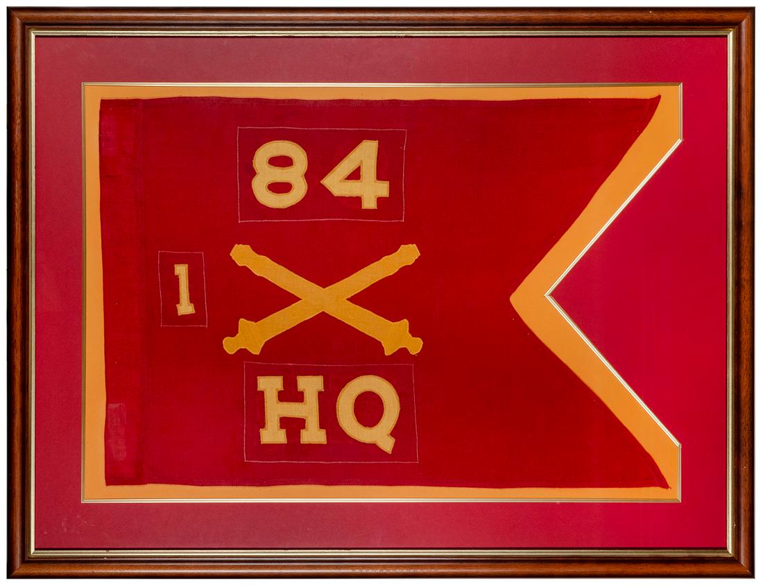 [FORT SHERIDAN]. Military flag. Early 20th century. (1 of 1)