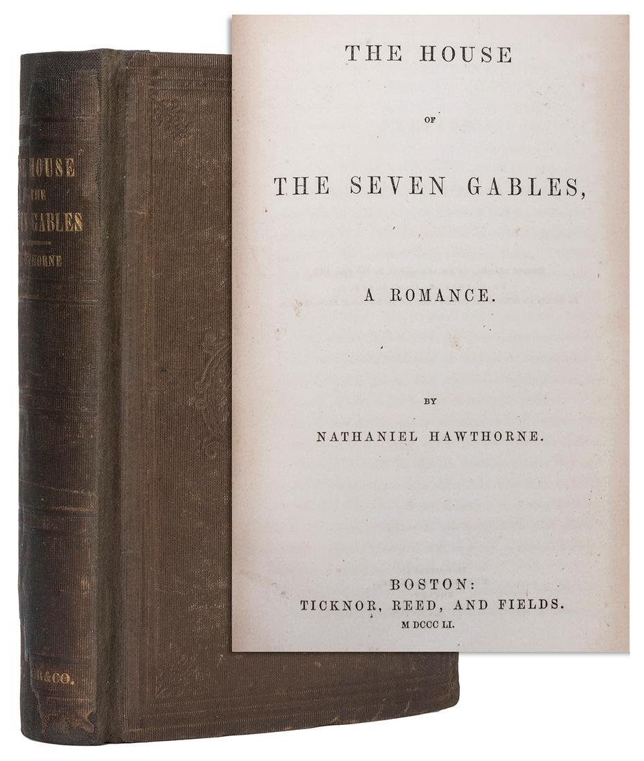 HAWTHORNE, Nathaniel (1804–1864). The House of (1 of 3)
