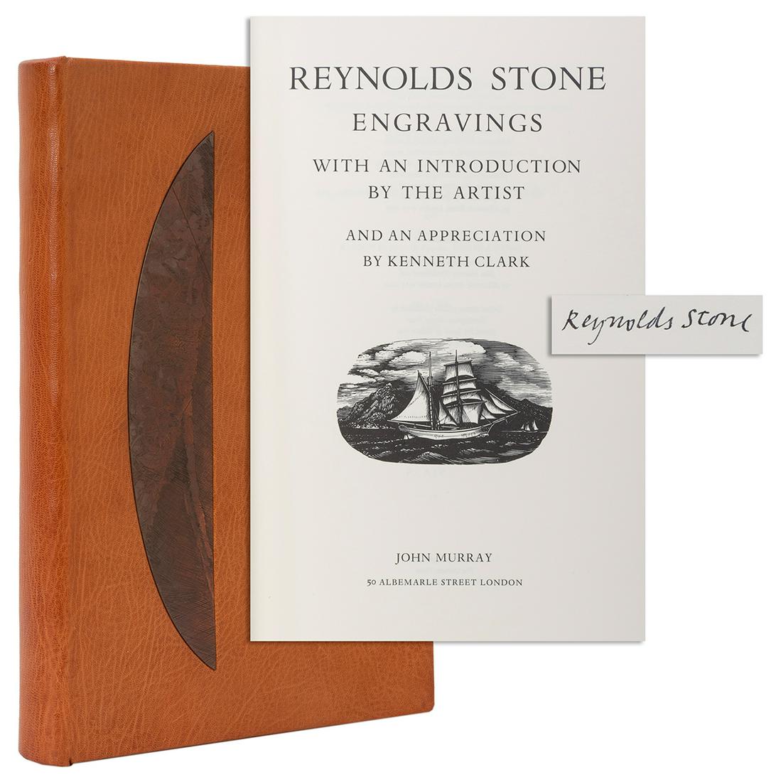 [CURWEN PRESS]. [STONE, Reynolds (1909–1979)].: [CURWEN PRESS]. [STONE, Reynolds (1909–1979)]. Reynolds Stone Engravings. With an appreciation by Kenneth Clark. London: [Curwen Press for] John Murray, [1977]. Small 4to. Numerous illustrations