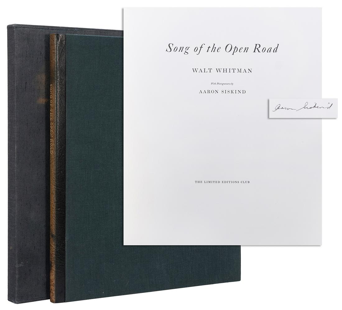 [LIMITED EDITIONS CLUB]. WHITMAN, Walt (1819– (1 of 5)