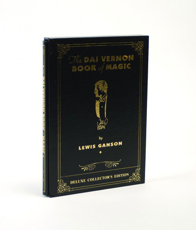 Lewis Ganson. The Dai Vernon Book of Magic. Tahoma 1994: Ganson, Lewis. The Dai Vernon Book of Magic. Tahoma, 1994. Black leather stamped in gold with matching slipcase, being number 29 in the publisher's limited, deluxe edition. Illustrated. 8vo. Signed an