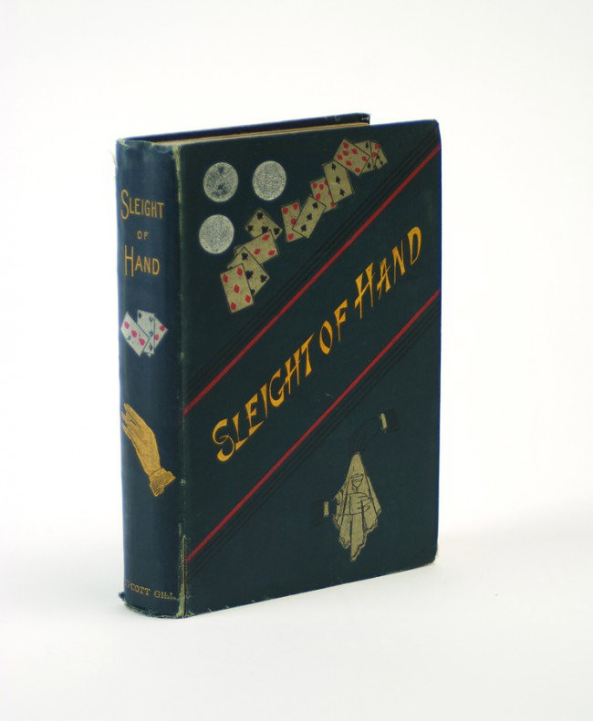Sachs, Edwin. Sleight of Hand. : Sachs, Edwin. Sleight of Hand. London, n.d. Second edition. Green pictorial cloth stamped in five colors. Illustrated. 8vo. Ex-libris Louis Levassor and John Braun; bearing Levassor's signature on the