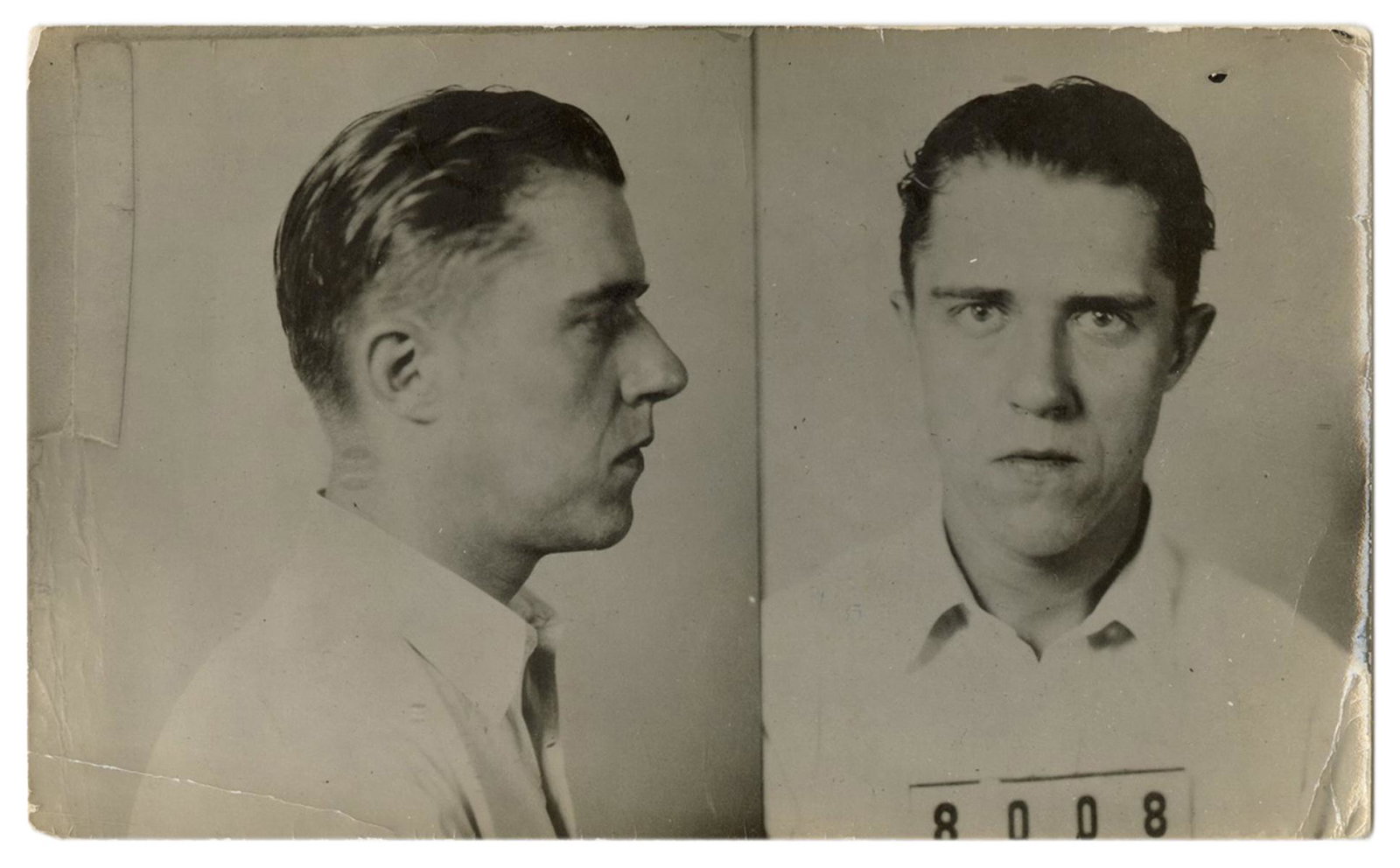 [VICE]. – [KARPIS, Alvin (1907-1979). Mugshot of: [VICE]. â€“ [KARPIS, Alvin (1907-1979). Mugshot of Public Enemy No. 1 Alvin Karpis. Circa 1934. Black and white mugshot of Alvin Karpis of the Barker-Karpis Gang with biographical information han