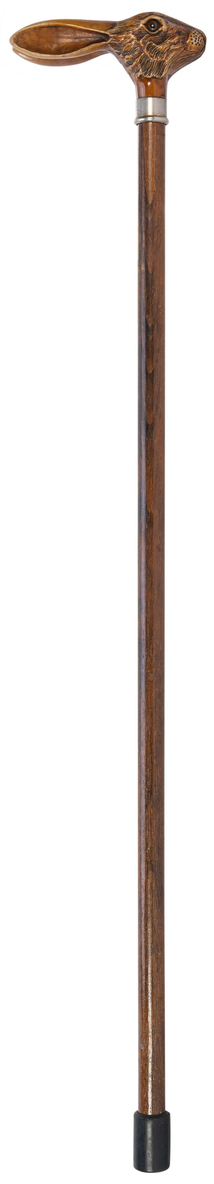 Vernon, Dai (David Frederick Wingfield Verner). Dai: Vernon, Dai (David Frederick Wingfield Verner). Dai Vernon's Walking Stick. American [?], ca. 1988. Handsome wooden cane with composition handle in the shape of a rabbit’s head. Used by Dai Vern