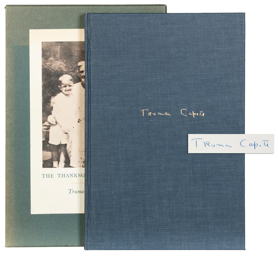 CAPOTE, Truman (1924–1984). The Thanksgiving Visitor. New Y... (1 of 3)