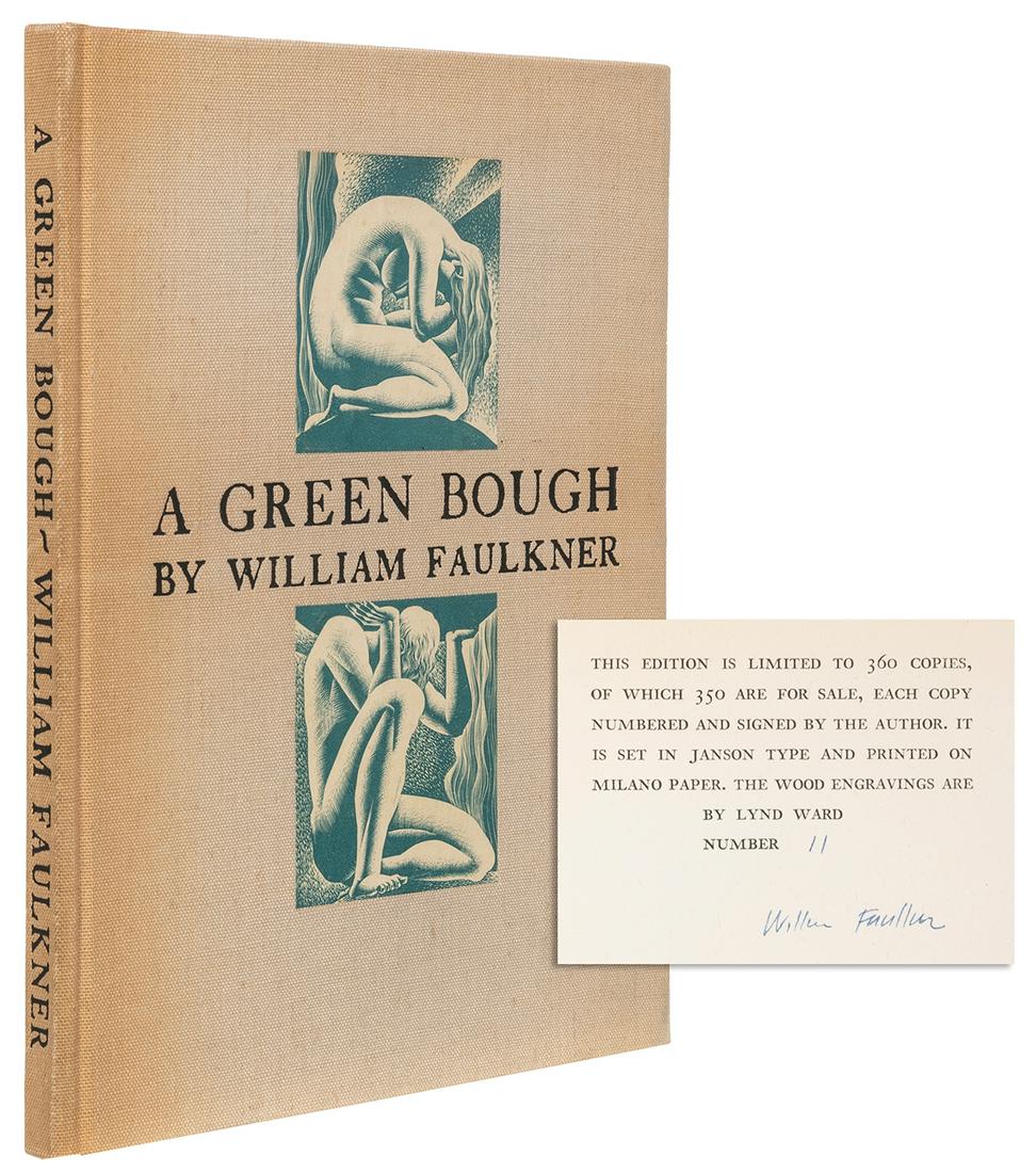 FAULKNER, William (1897–1962). A Green Bough. New York: Har... (1 of 3)