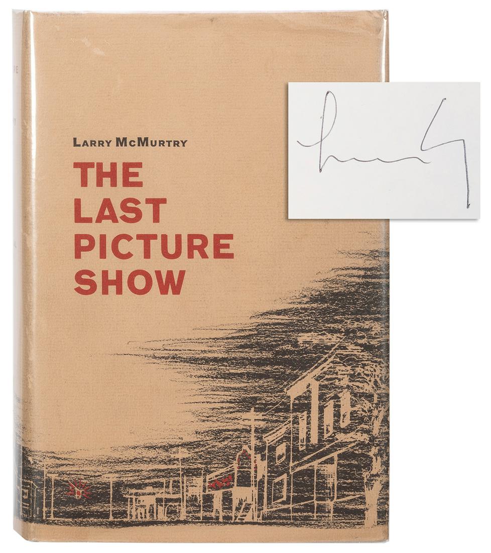 McMURTRY, Larry (1936–2021). The Last Picture Show. New Yor...: McMURTRY, Larry (1936–2021). The Last Picture Show. New York: The Dial Press, 1966. 8vo. Original publisher’s beige cloth; original unclipped dust jacket (few minor spots of dust soiling, 