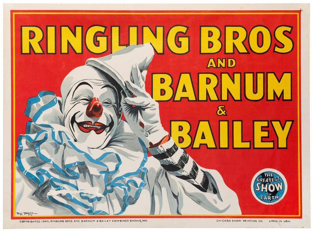 BAILEY, Bill. Ringling Bros. and Barnum & Bailey Circus / C... (1 of 1)