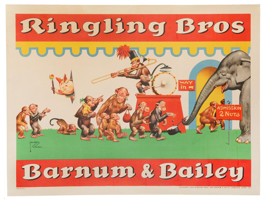 WOOD, Lawson (1878-1957). Ringling Bros. and Barnum & Baile... (1 of 1)