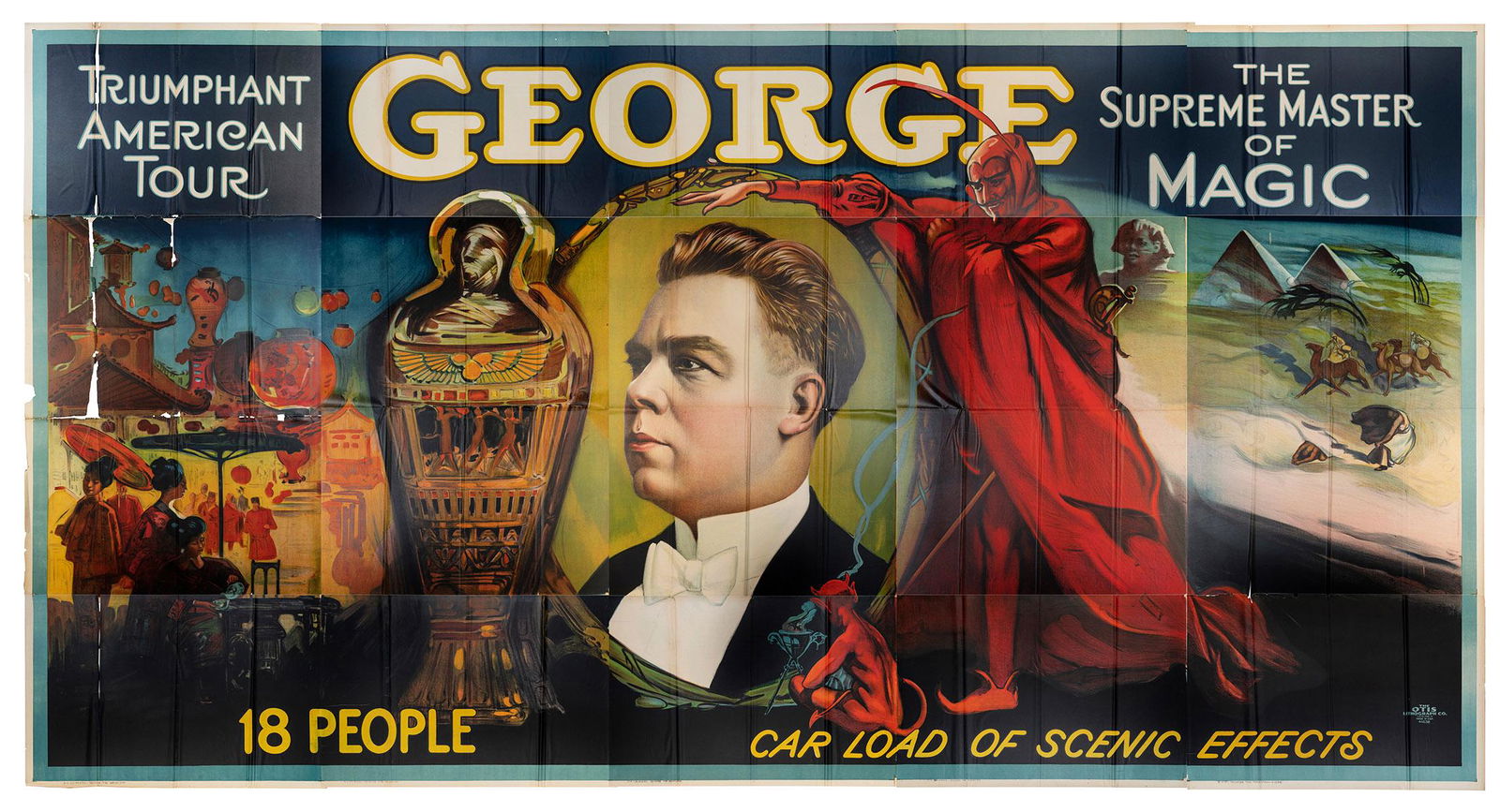 GEORGE, Grover. George / Supreme Master of Magic. Billboard... (1 of 1)