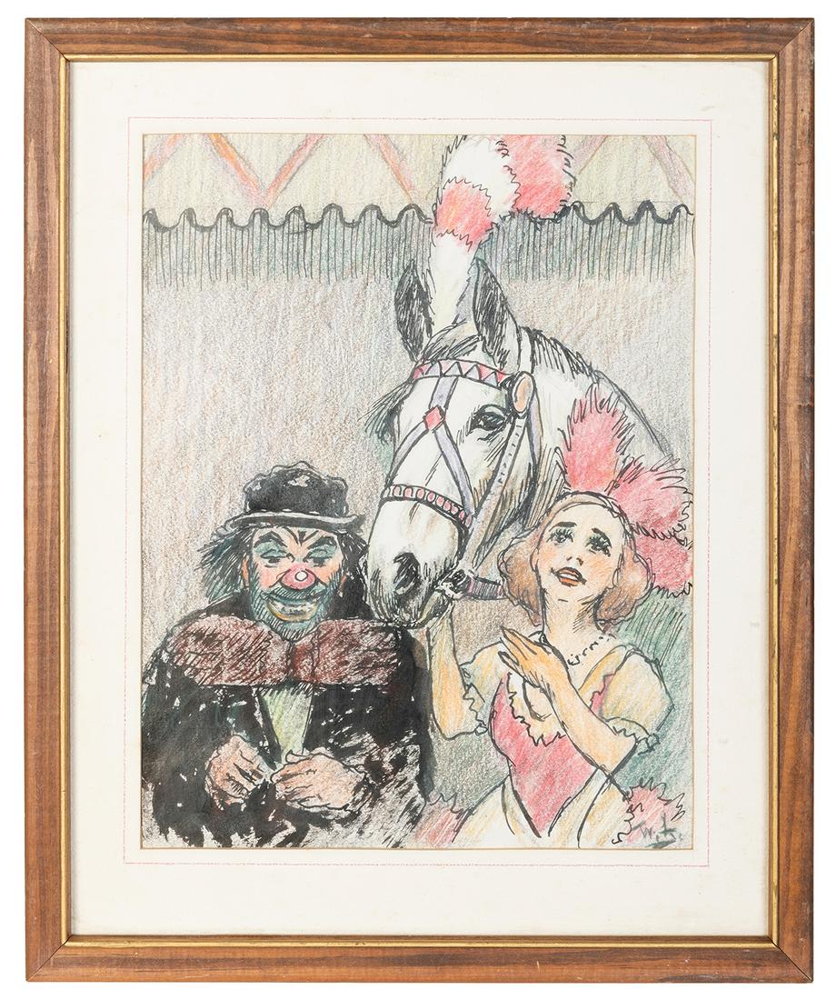 KRAWIEC, Walter (1889-1982). Performers. 20th century. Colo... (1 of 1)