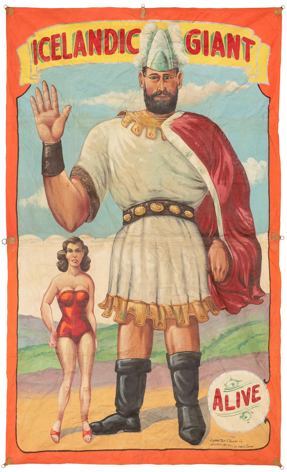 JOHNSON, Fred G. (1892-1990). The Icelandic Giant. Chicago:... (1 of 1)