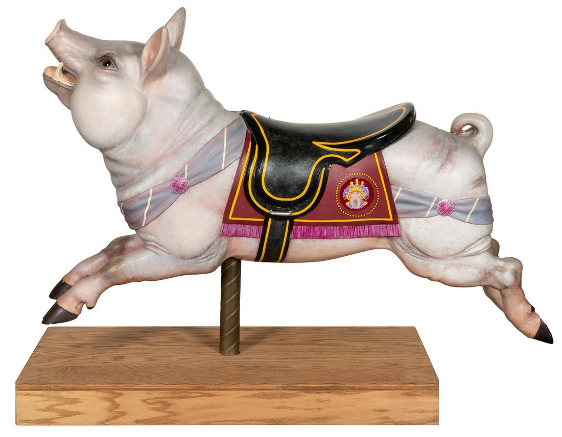 Dentzel Carousel Pig. Philadelphia: G.A. Dentzel Company, c... (1 of 3)