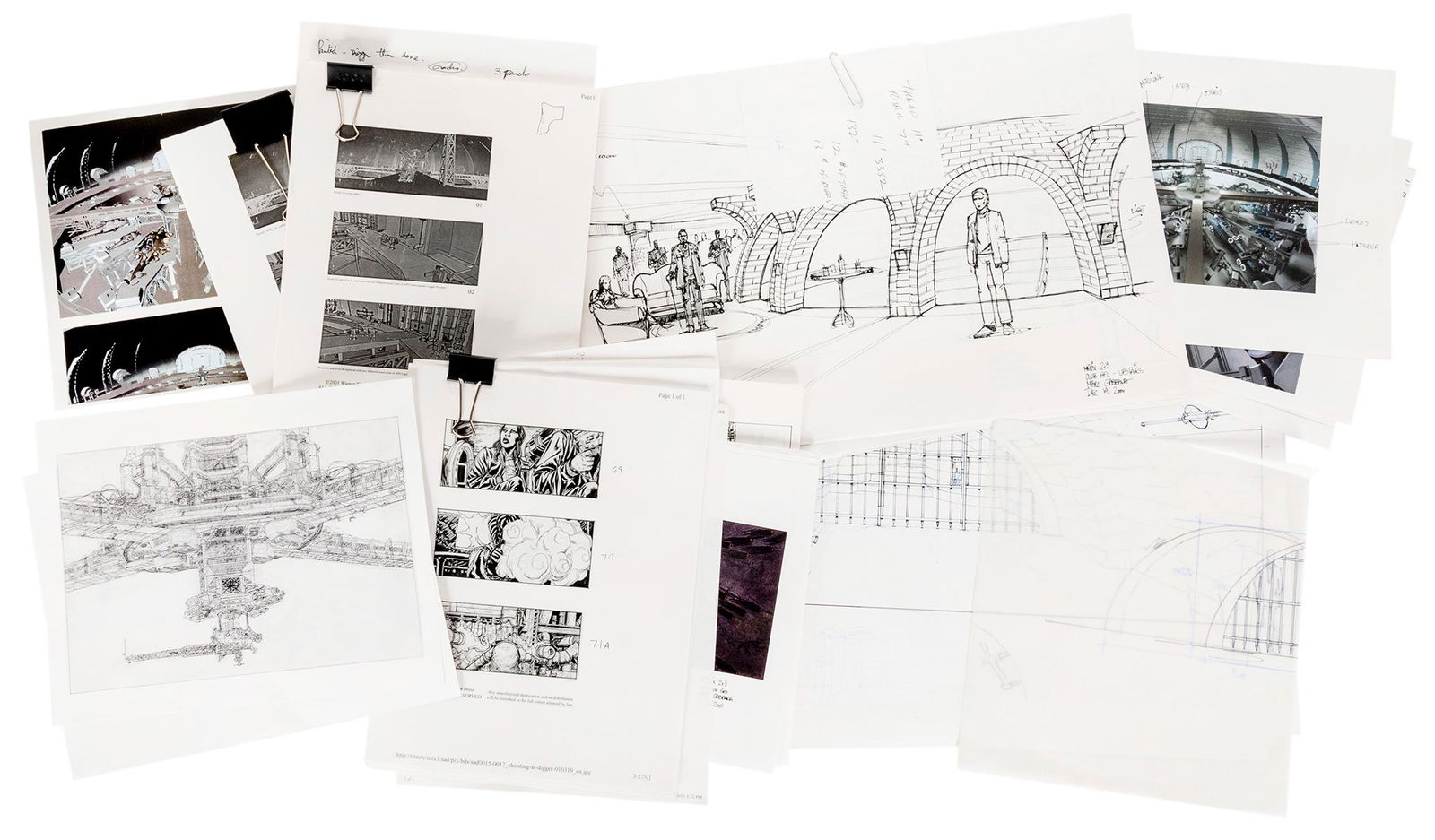 A Large Group of Original Concept Art and Drawings from The... (1 of 6)