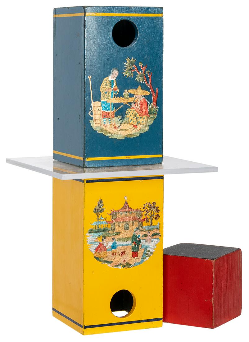 Block Go. Kenosha: Nielsen Magic, 1960s. A solid wooden blo... (1 of 1)