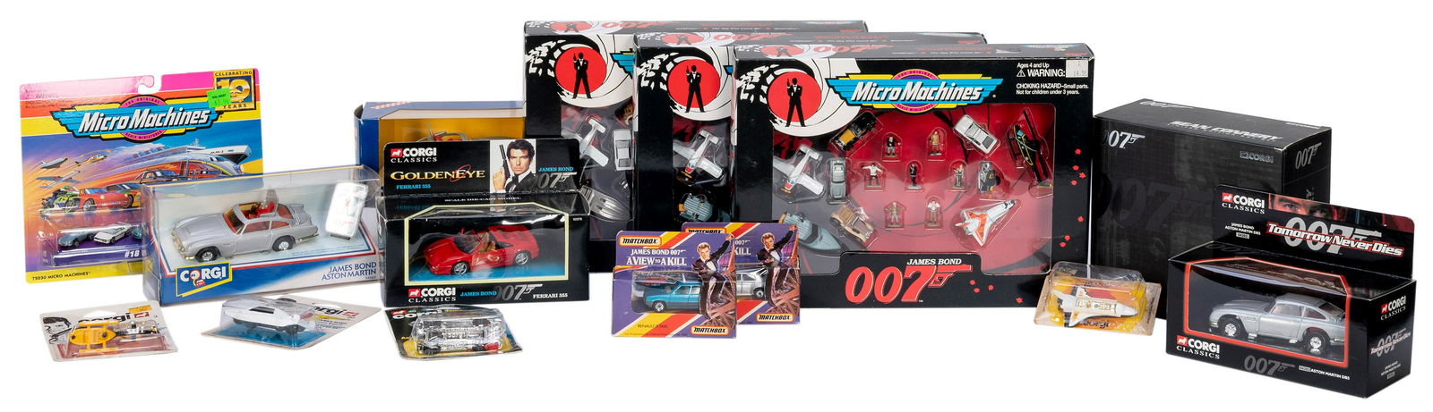 [JAMES BOND—MODEL CARS]. Large Collection of James Bond Die... (1 of 2)