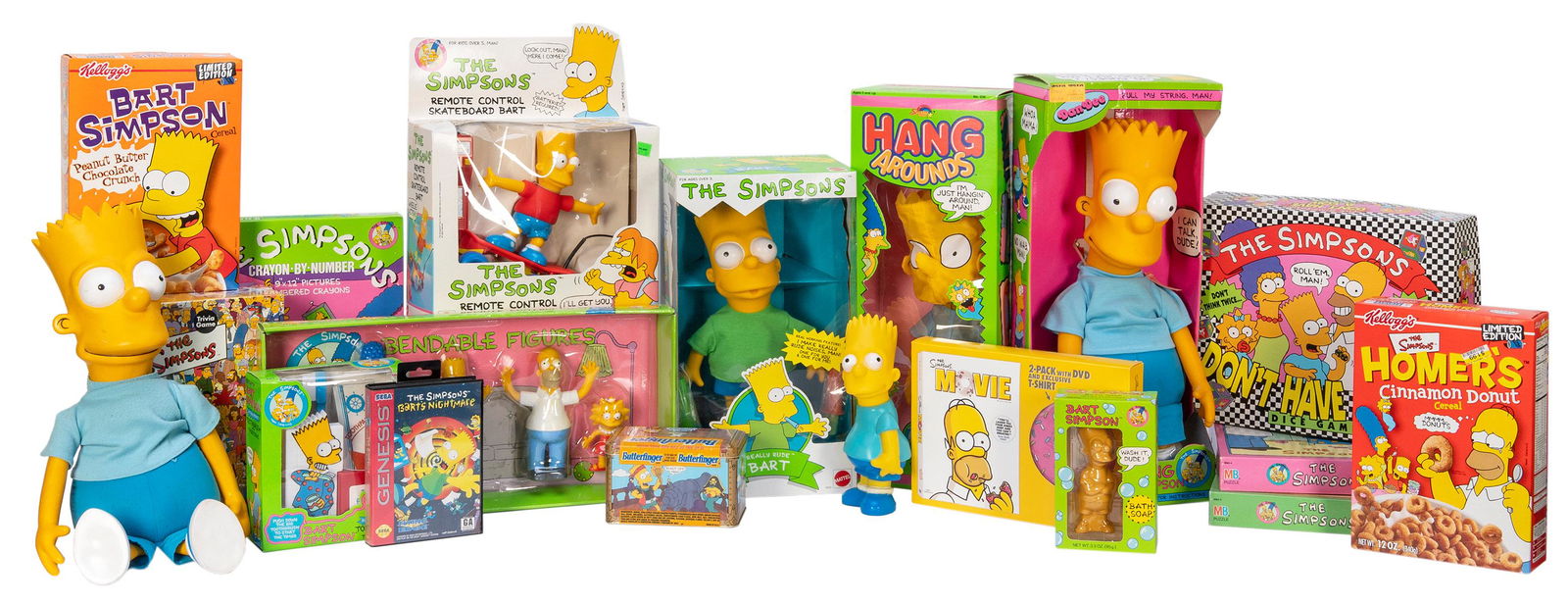 The Simpsons. Enormous Lot of Toys, Collectibles, and Merch... (1 of 2)