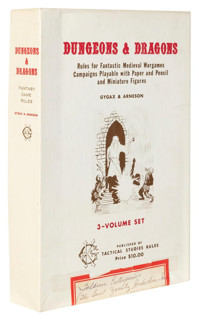 GYGAX, Gary. – ARNESON, Dave. Dungeons & Dragons Fantasy Ga... (1 of 4)