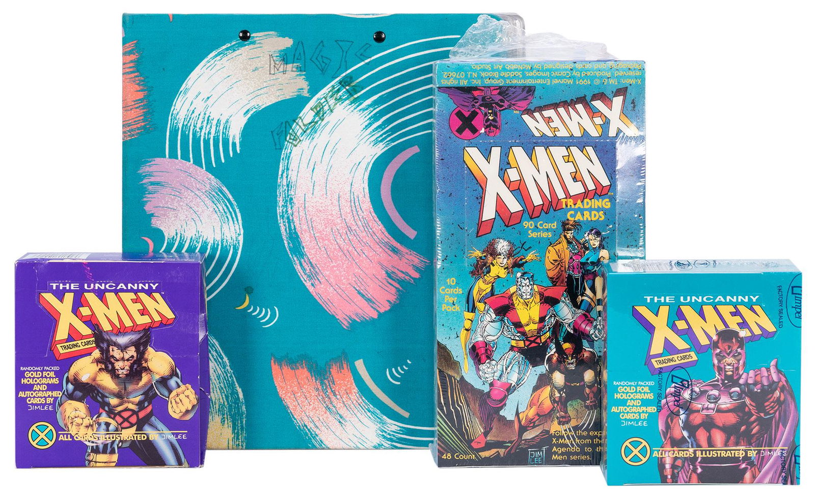 Group of X-Men / Marvel 1990s Trading Cards and Boxes. Lot ... (1 of 1)