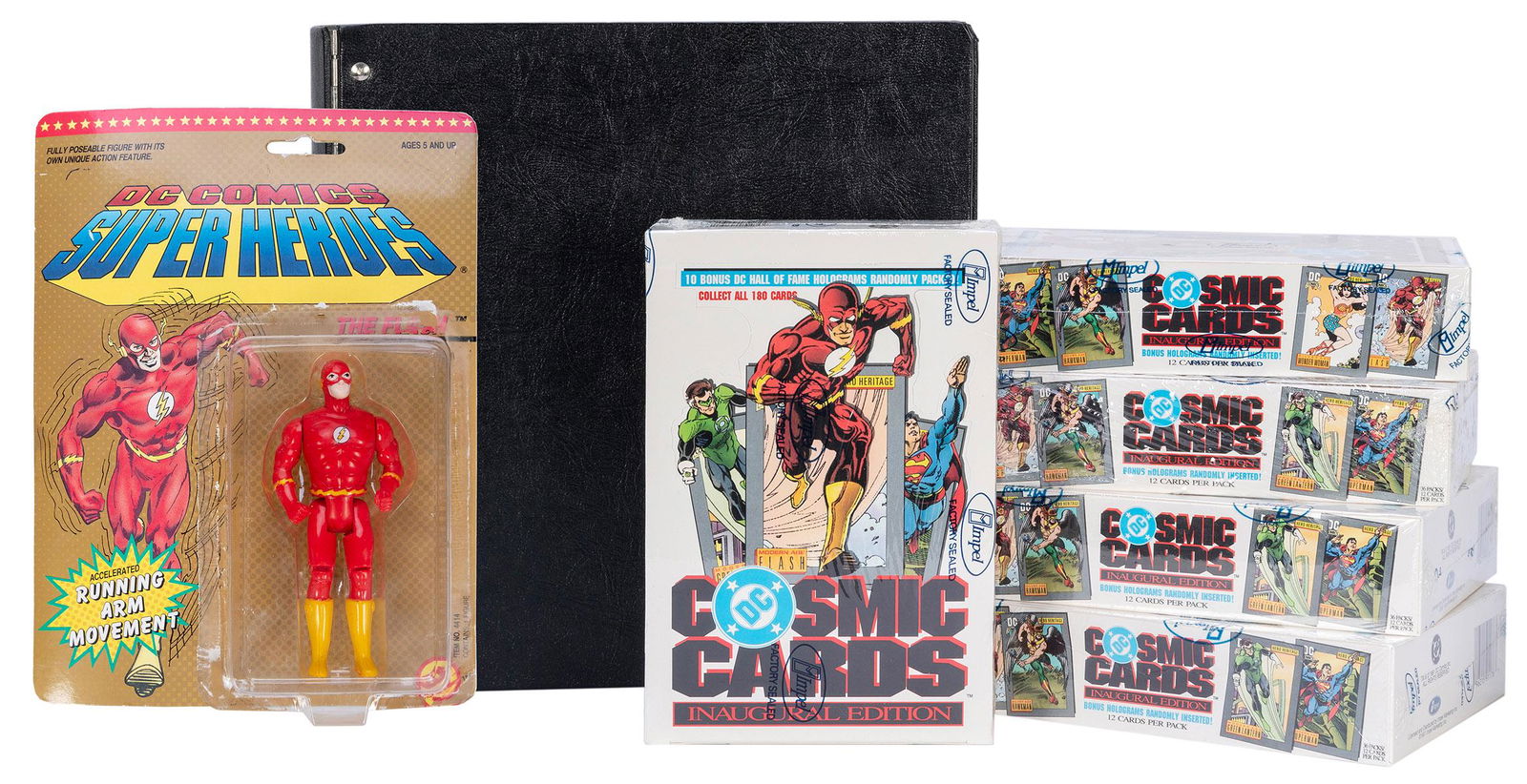 Impel DC 1991 Cosmic Cards Sealed Wax Boxes (5). Five seale... (0227