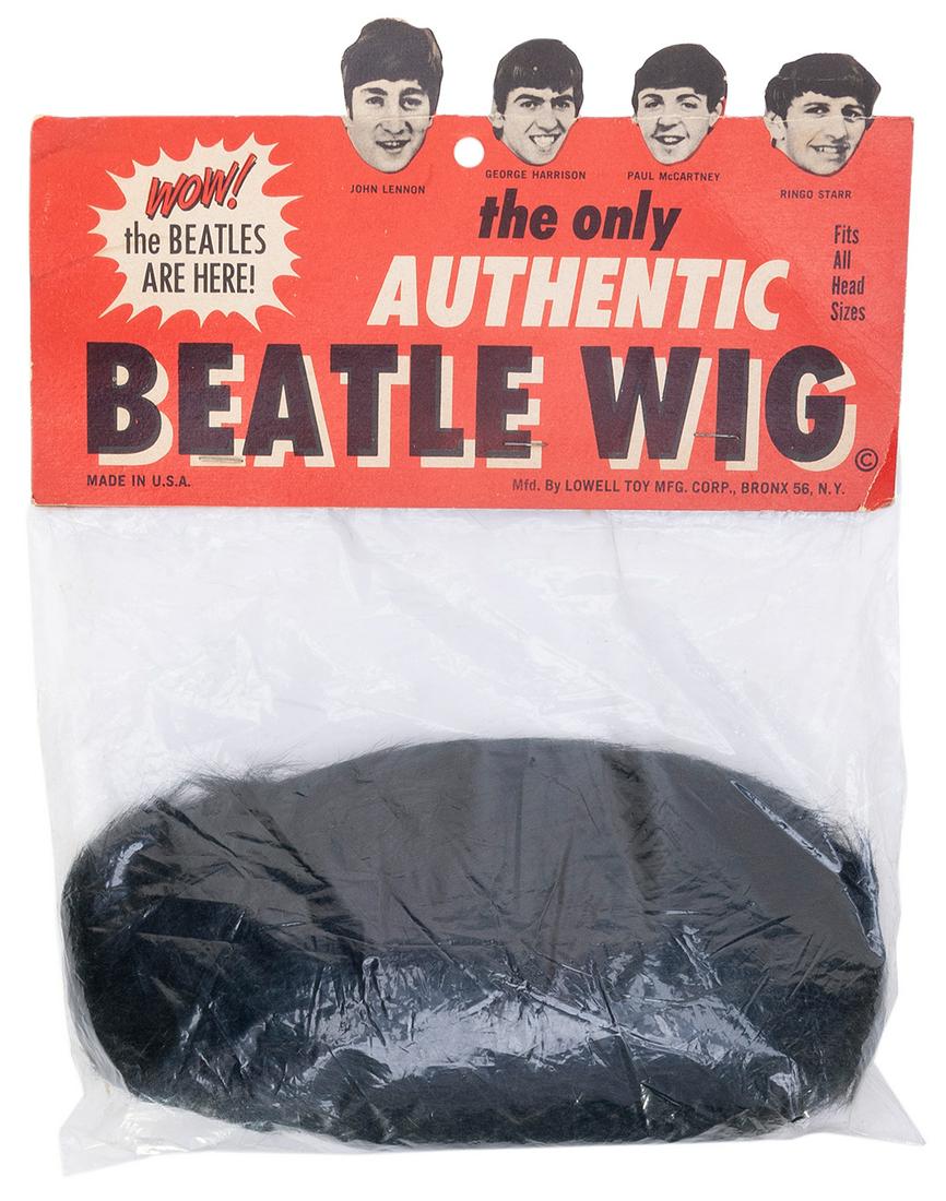 [THE BEATLES]. The Only Authentic Beatle Wig. Bronx, NY: Lo... (1 of 1)