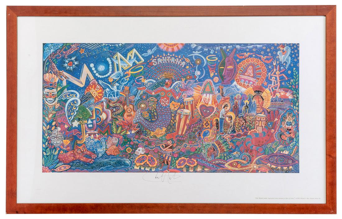 [SANTANA, Carlos (b. 1947)]. – RIOS, Michael V. Mambo Jumbo... (1 of 2)