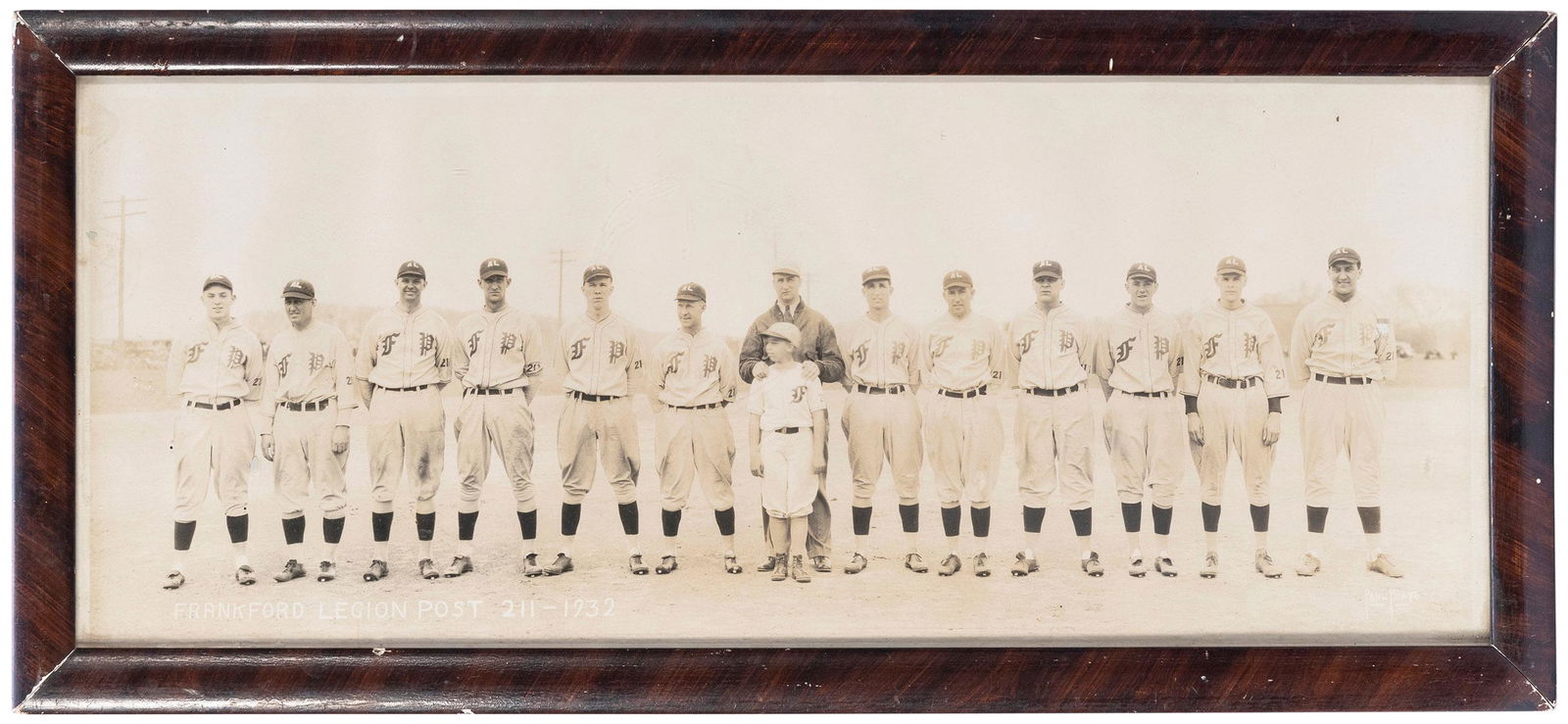 [BASEBALL]. Frankford Legion Post panoramic baseball team p... (1 of 1)