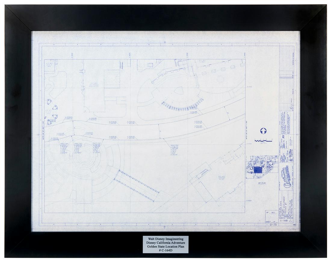 Disneyland California Adventure Original Blueprint. 2000. O... (1 of 1)
