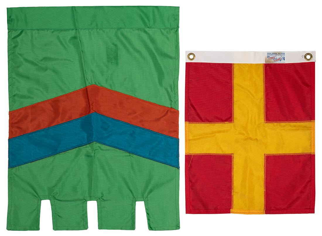 Pair of Finding Nemo Submarine Voyage flags from Disneyland... (1 of 1)