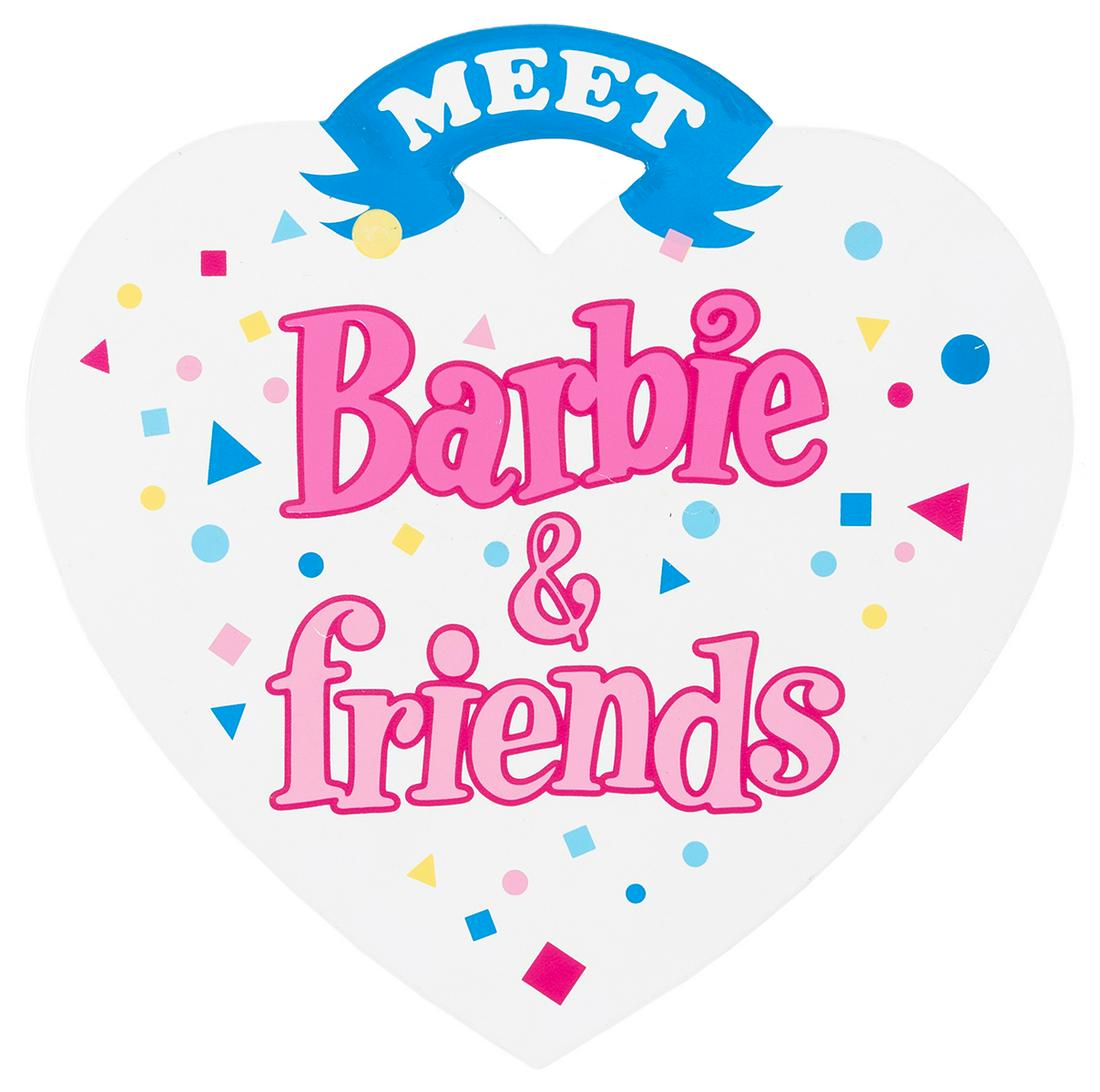 Meet Barbie & Friends Prototype Lamppost Sign. 1990s. Proto... (1 of 1)