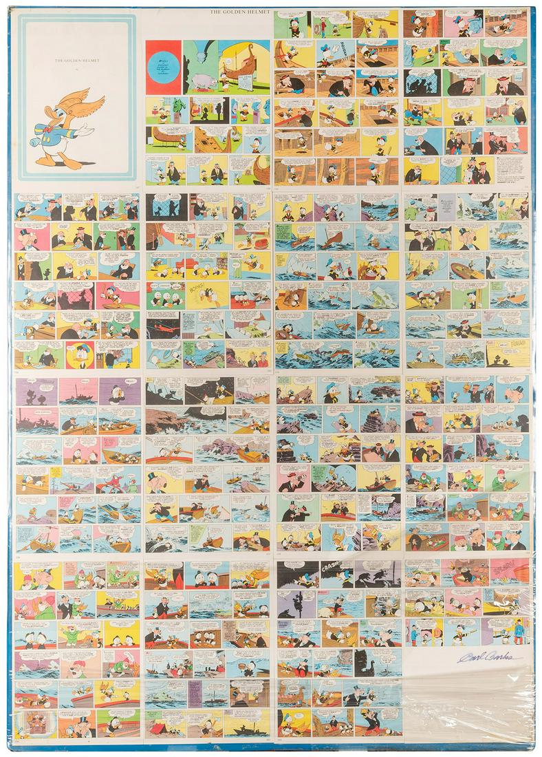 BARKS, Carl (1901-2000). The Golden Helmet Comic Strip, Sig... (1 of 2)