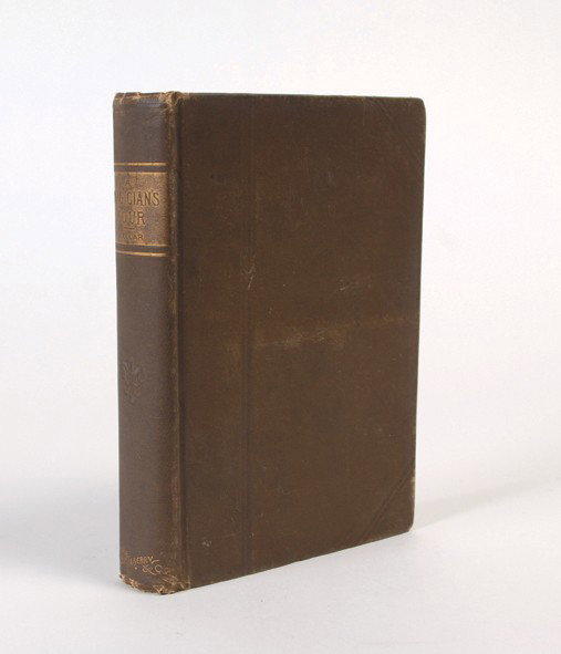 Kellar, Harry. A Magician's Tour. Chicago, 1891: Kellar, Harry (Heinrich Keller). A Magician's Tour. Chicago, 1891. Brown cloth, spine stamped in gold. Illustrated. 8vo. Extremities rubbed, but overall good condition.
