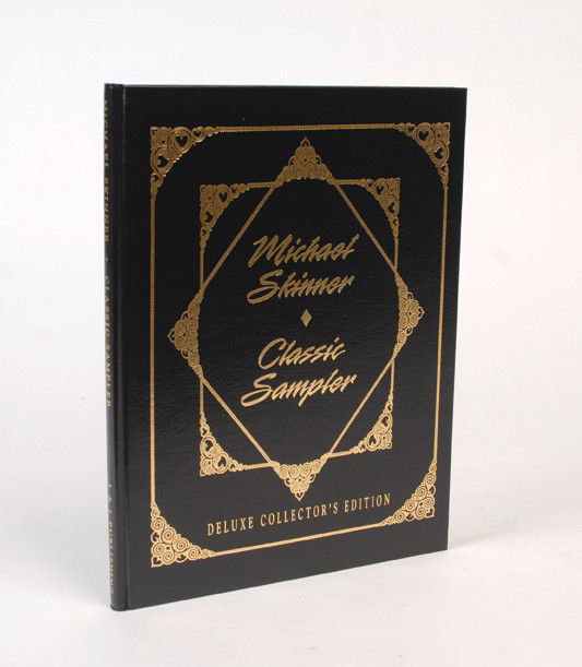 Michael Skinner's Classic Sampler. Deluxe Edition.: Skinner, Michael. Michael Skinner's Classic Sampler. Tahoma, 1996. Black leather stamped in gold with matching slipcase, being number 164 in the publisher's limited, deluxe edition. Illustrated with p