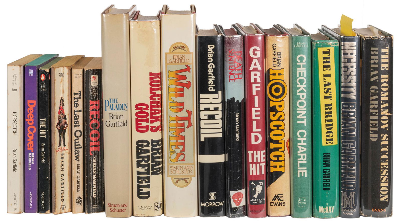 GARFIELD, Brian (1939–2018). A group of 19 volumes, includi... (1 of 1)